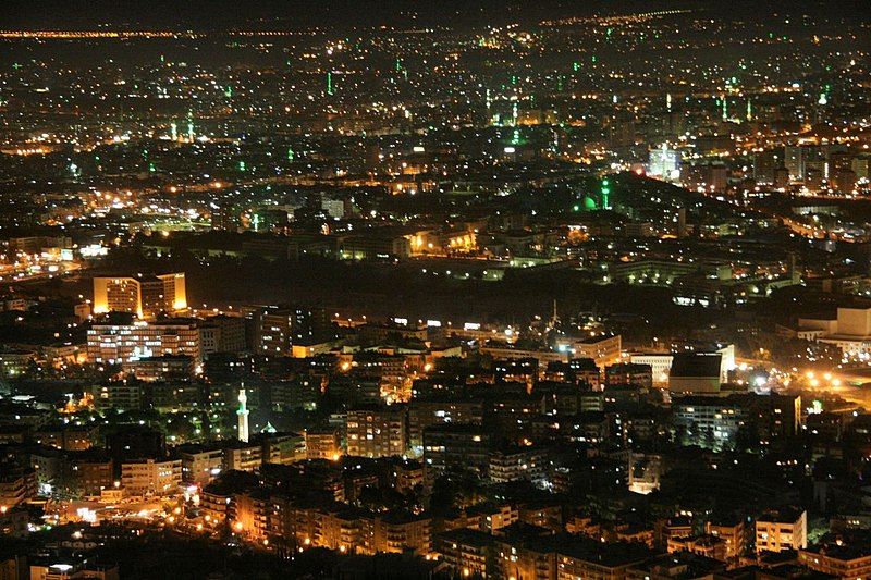 File:Damascus by night.JPG