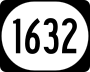 Kentucky Route 1632 marker