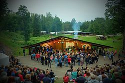 Kalju-lava stage in Kaspere