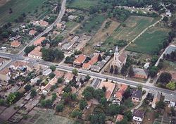 Aerial photograph of Lepsény