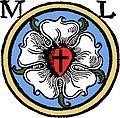 Luther's rose seal, a symbol of Lutheranism