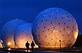 The radomes at the Cryptologic Operations Center, Misawa, Aomori, Japan