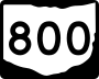 State Route 800 marker