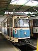 Historical T1 tram in Plzeň