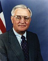 Photographic portrait of Walter Mondale