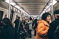 Interior of a Subway Train