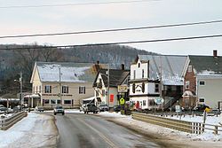 Town center looking west along Gale St. (VT 114)