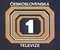 Logo of ČST1 from 1980 to 3 September 1990