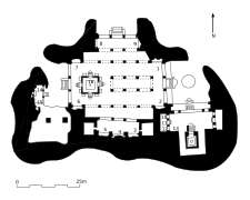 Plan of the 6th-century main-cave temple at Elephanta