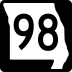 Route 98 marker