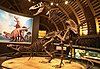 Skeleton casts of Tyrannosaurus mounted in a mating position