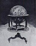 Molyneux's 1592 terrestrial globe, owned by Middle Temple