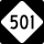 North Carolina Highway 501 marker