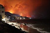 Wildfire in Pacific Palisades