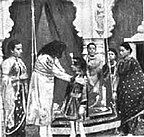 Scene from Raja Harishchandra