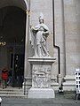 Statue of Saint Vergilius at the Salzburg Cathedral