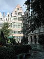 Guild houses in Antwerp (Belgium).