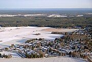 Aerial view of the Mukulamäki area, the northern part of Vanhakylä's core