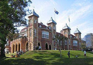 Government House, the residence of the Governor of Western Australia.