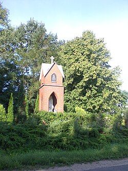 Wayside shrine in Wałdówko