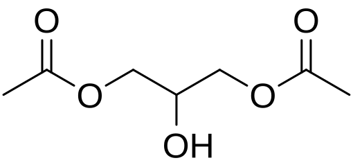 File:1,3-glyceryl diacetate.svg