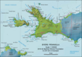 Map of Antarctic Specially Protected Area ASPA 126 Byers Peninsula