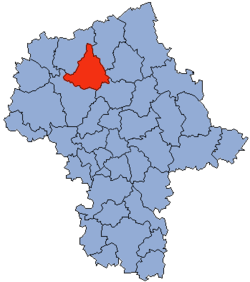 Location within the voivodeship