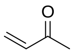 Skeletal formula of methyl vinyl ketone