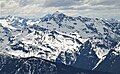 North aspect of Silvertip seen from Mt. Outram