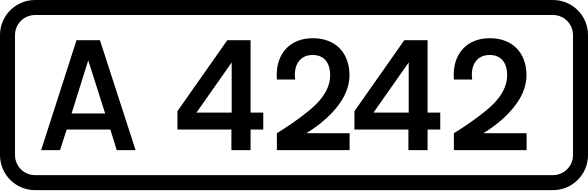 File:UK road A4242.svg