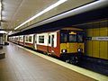 A Class 318 at Glasgow Central low level