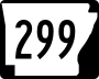 Highway 299 marker