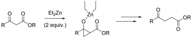 Simmons-Smith reaction used in the synthesis of gamma ketoesters