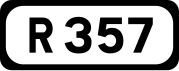 R357 road shield}}