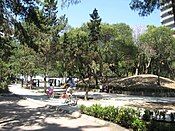 Bike path in Parque Lincoln.