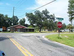 Intersection of Emeralda Avenue and Emeralda Island Road/Goose Prairie Road