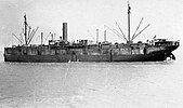 The ship in July 1917