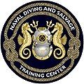 The school logo for the Naval Diving and Salvage Training Center (NDSTC) at "Naval Support Activity Panama City" in "Panama City, FL".