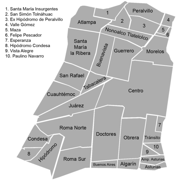 File:Neighborhood-map-Delegación-Cuauhtémoc.png