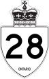 Highway 28 marker