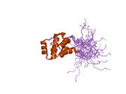 1wxp: Solution structure of the death domain of nuclear matrix protein p84