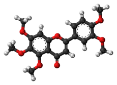 Ball-and-stick model of sinensetin