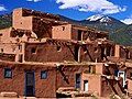 Image 4Multi-storied attached adobe houses at Taos Pueblo (from List of house types)