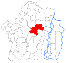 Location in Brăila County