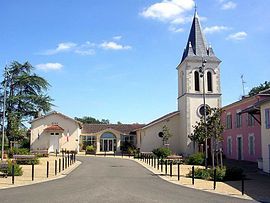 Town hall and church