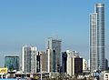 Ramat Gan with the tower to the right