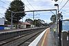 Northbound view from Diamond Creek platform 2 looking towards platform 1