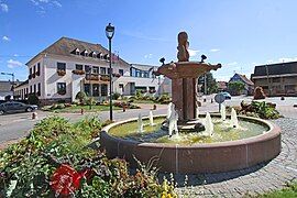 The town hall in Herrlisheim