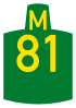 Metropolitan route M81 shield