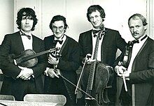 Melos Quartet (from L to R: H. Voss, W. Melcher, P. Buck, G. Voss) in 1977